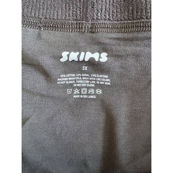 Skims Cotton 5" Inch Boxer Brief Size 3X Color Onyx, NEW NWT - Picture 4 of 7